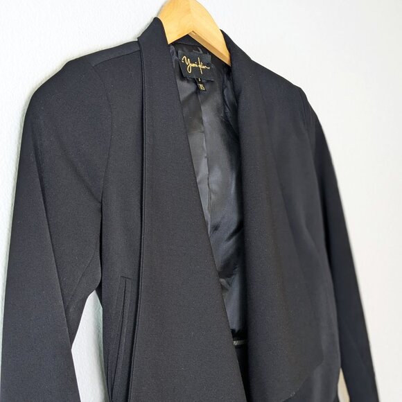 Yumi Kim Black Blazer with Zipper Accents - Picture 7 of 8